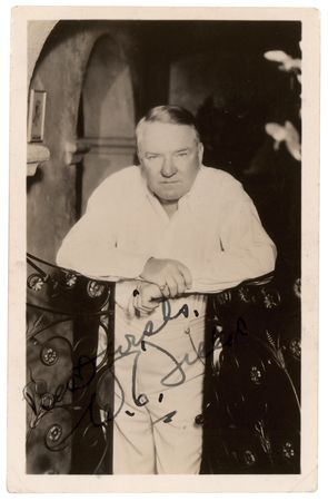 Lot #793 W. C. Fields Signed Photograph