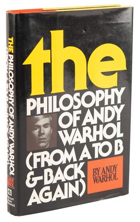 Lot #488 Andy Warhol Signed Book with Sketch of Campbell's Soup Can - Image 3