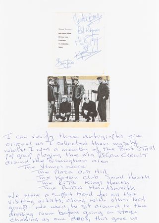 Lot #560 Rolling Stones Signed Fan Club Promo Card (c. 1963) - Image 6