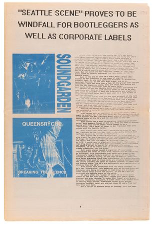 Lot #556 Nirvana Signed Live! Music Review Magazine (April 1993) with Rare 'Smiley Face Logo' Sketch - Image 2