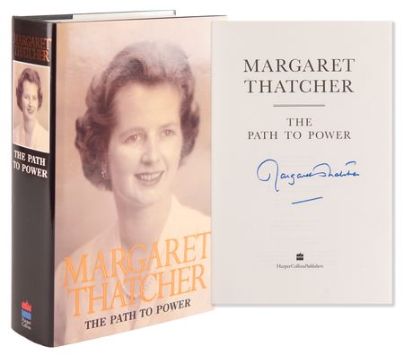 Lot #332 Margaret Thatcher Signed Book - The Path to Power - Image 1