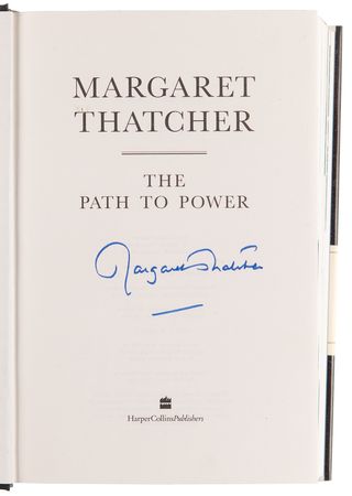 Lot #332 Margaret Thatcher Signed Book - The Path to Power - Image 4