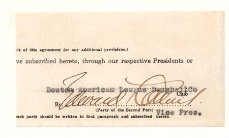 Lot #902 Eddie Collins Signature