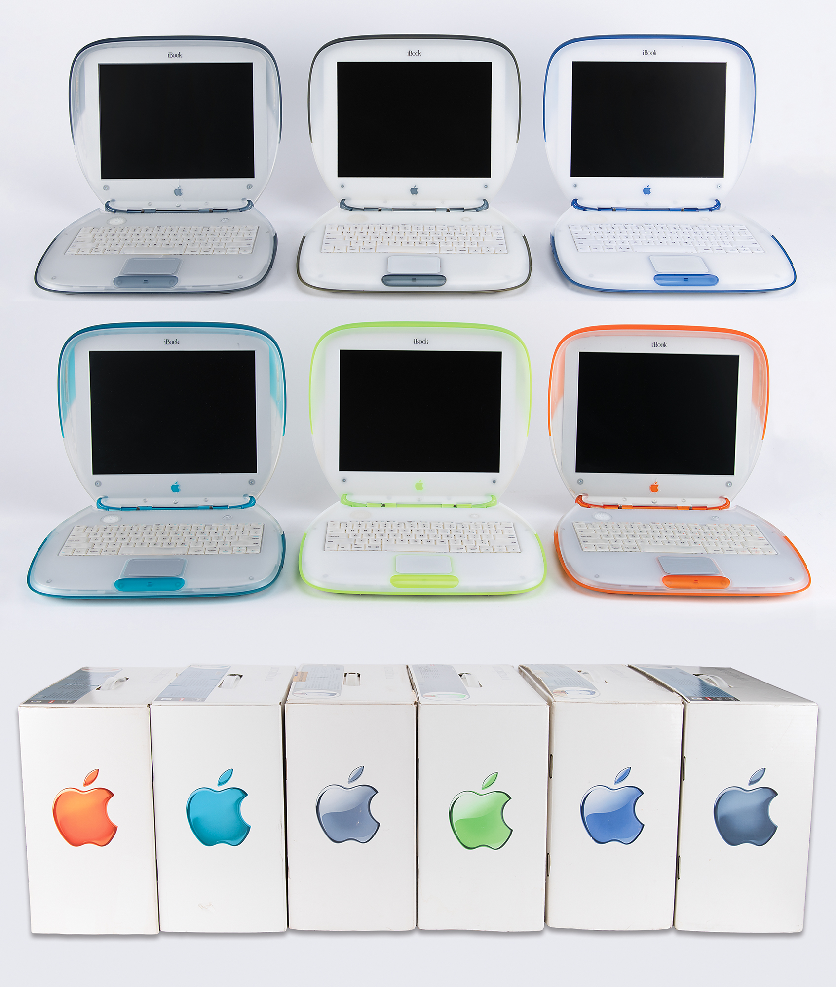 希少 動作品 ibook クラムシェル 当時物 ブルーベリー 箱付 付属品 付 初代 ibook クラムシェル ブルーベリー - メルカリ
