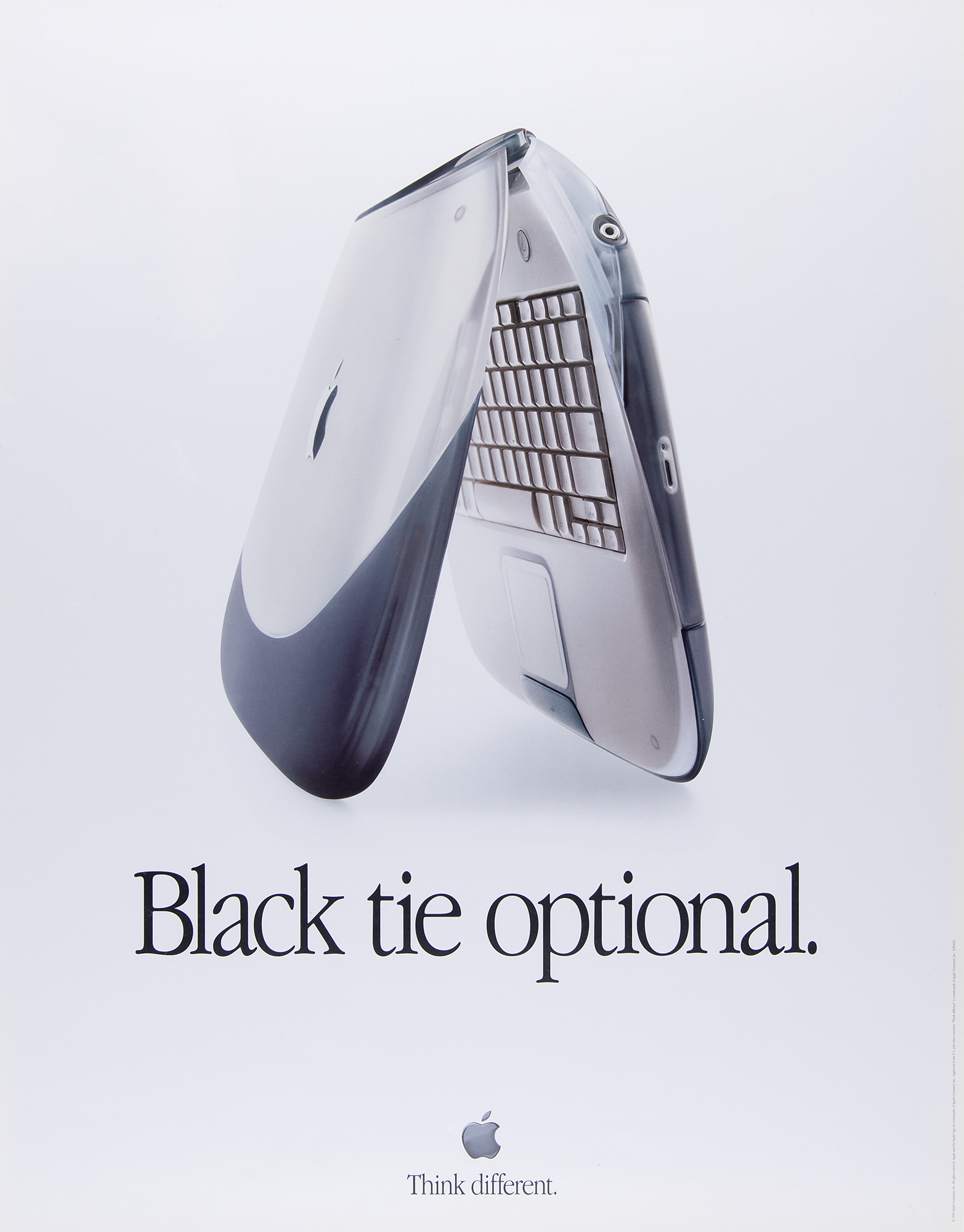 【apple】 2001年製　当時物　ポスター　iBook apple】 2001年製 当時物 ポスター iBook - メルカリ