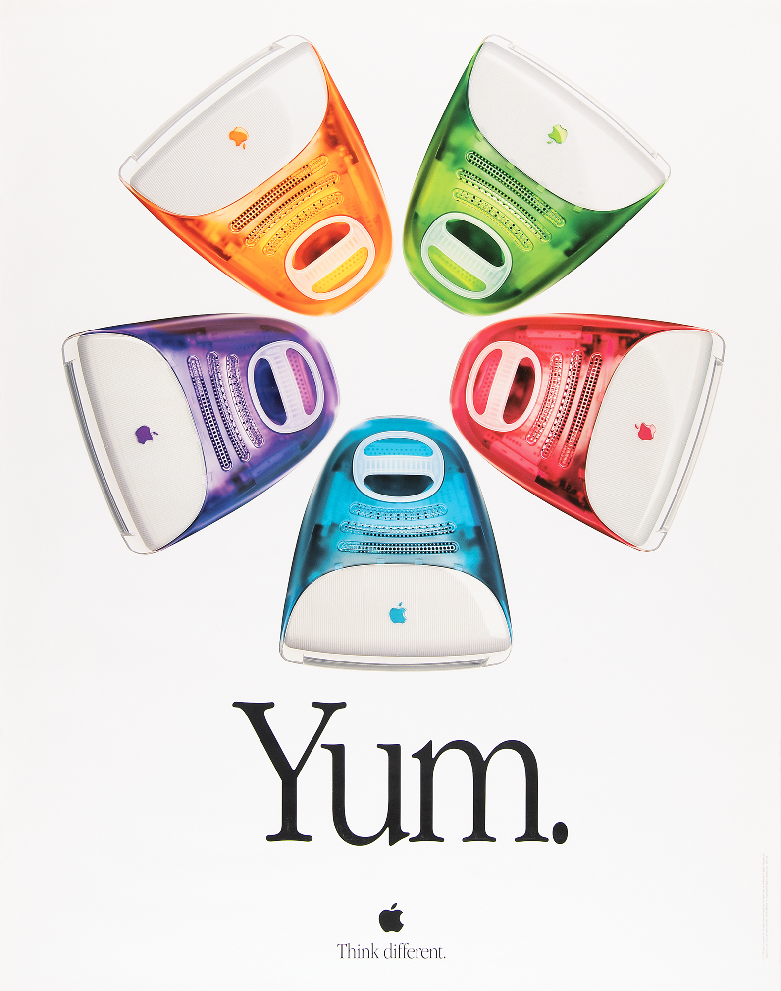 Apple iMac G3 'Yum' Poster | RR Auction