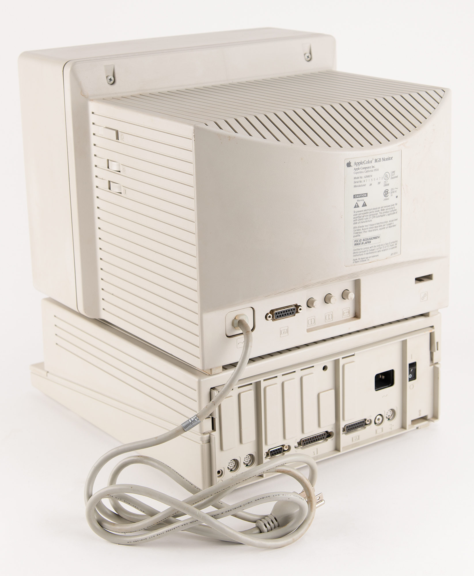 Apple ⅱGSオリジナルモニター Apple IIgs with Monitor / Floppy Drives and Hard Drive