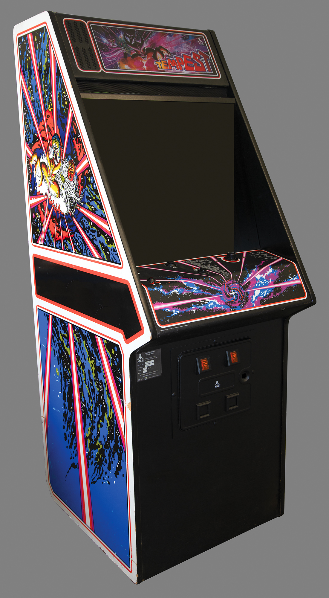 Atari Tempest Arcade Video Game 1981 RR Auction Atari Tempest Arcade Video Game 1981 RR Auction