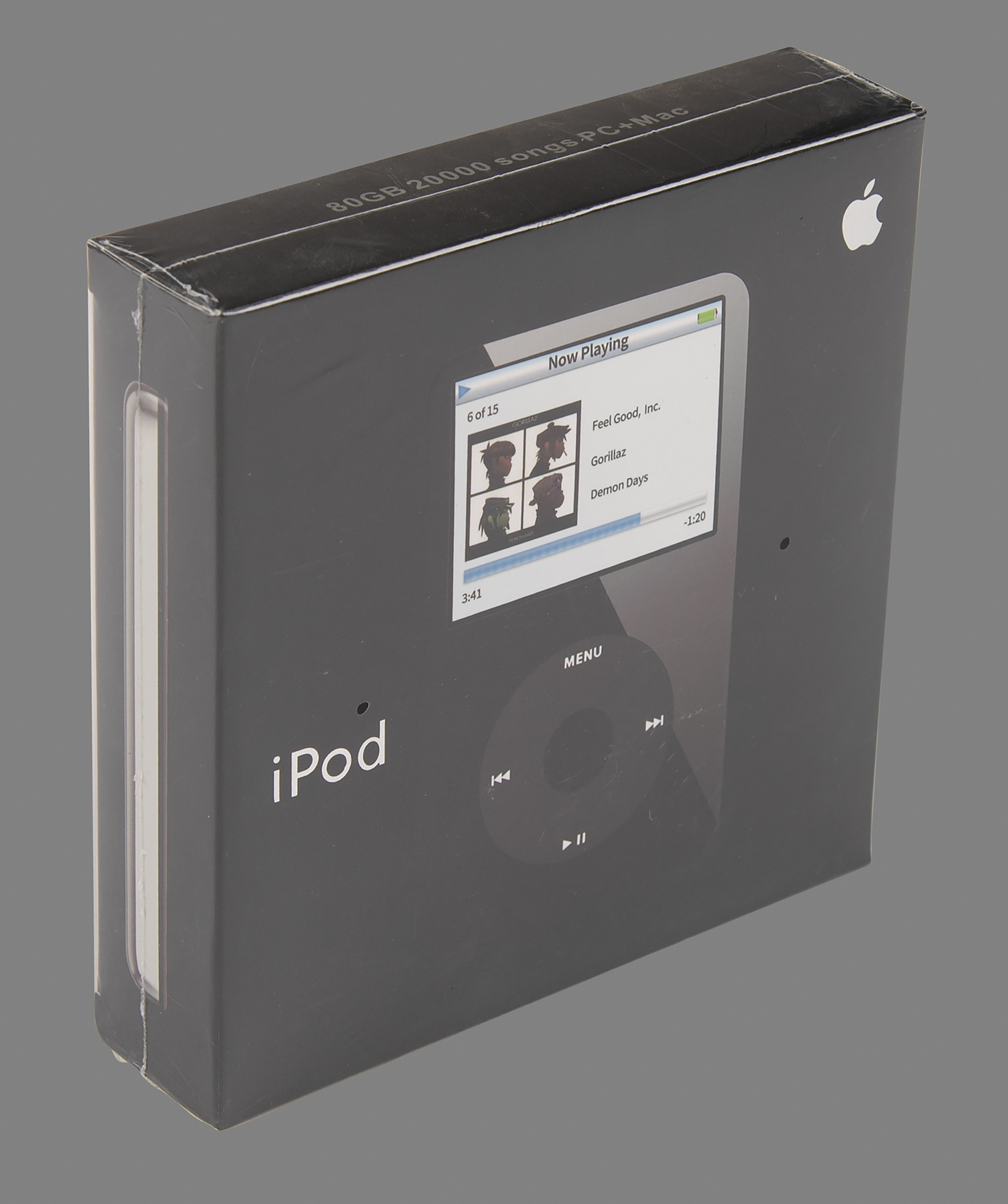 ポータブルプレーヤー apple iPod 80GB Apple iPod Classic 80 GB Silver - 6th Generation (MB029LL/A