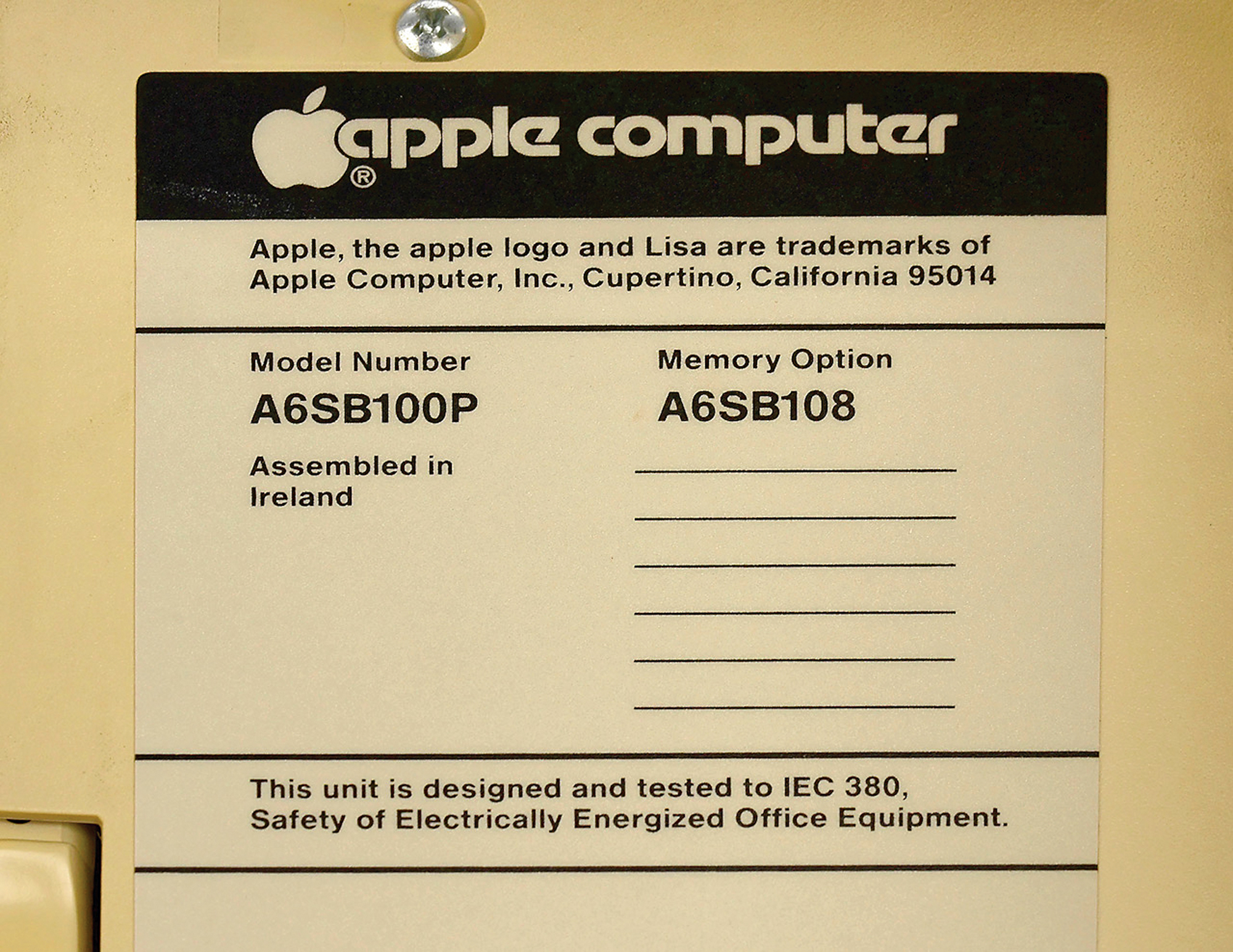 Apple Lisa ジャンク品 Lisa 誕生の光と影の物語 | 