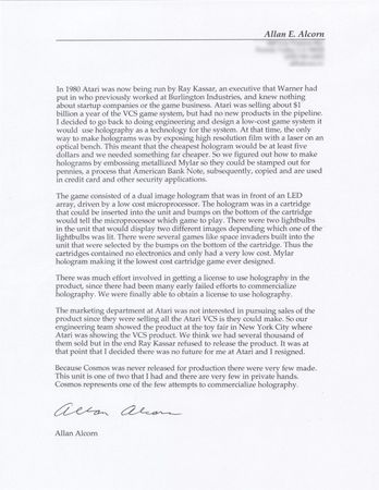 Lot #4265 Allan Alcorn: Atari Cosmos Prototype - Image 6