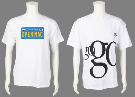 Lot #4159 Apple (3) Promotional T-Shirts - Image 1