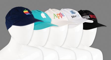 Lot #4167 Apple Computer Caps (5) - Image 1