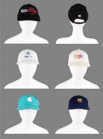 Lot #4167 Apple Computer Caps (5) - Image 3