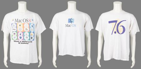 Lot #4171 Apple (3) Early macOS T-Shirts - Image 1