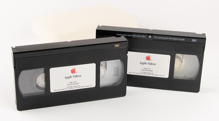 Lot #4161 Apple Videos (2) VHS Tapes - Image 1