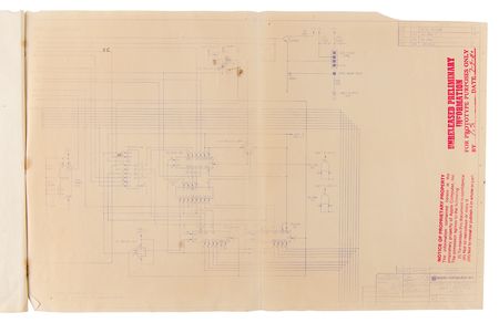 Lot #4039 Apple II Main Logic PCB Schematic (Unreleased Preliminary Prototype, July 9, 1980) - Image 6