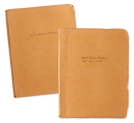 Lot #4036 Apple Service Bulletins (September