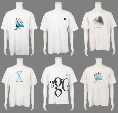 Lot #4186 Apple Promotional T-Shirts (8) - Image 1