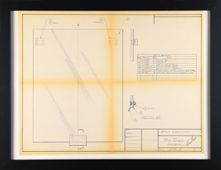 Lot #4026 Ron Wayne's Collection of (12) Apple II Cabinet Design Blueprints - Image 3