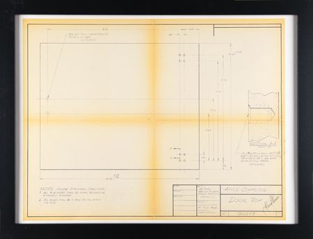 Lot #4026 Ron Wayne's Collection of (12) Apple II Cabinet Design Blueprints - Image 5