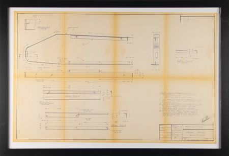 Lot #4028 Ron Wayne's Set of (5) Apple II Cabinet Design Blueprints - Image 5