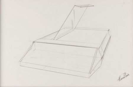 Lot #4029 Ron Wayne's (4) Original Apple II Cabinet Design Sketches - Image 4