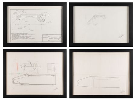 Lot #4030 Ron Wayne's (4) Original Apple II Cabinet Design Sketches - Image 1