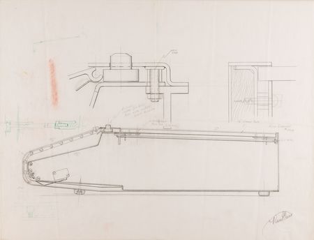 Lot #4030 Ron Wayne's (4) Original Apple II Cabinet Design Sketches - Image 2