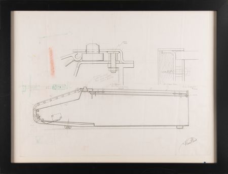 Lot #4030 Ron Wayne's (4) Original Apple II Cabinet Design Sketches - Image 3