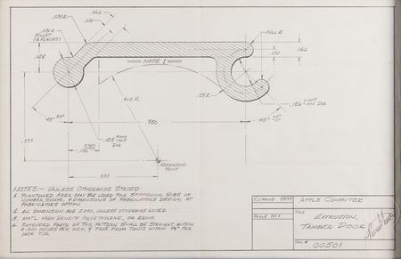 Lot #4030 Ron Wayne's (4) Original Apple II Cabinet Design Sketches - Image 6