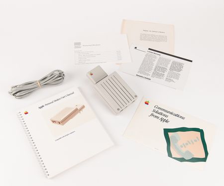 Lot #4102 Apple Personal Modem 300/1200 Transparent Prototype Model - Image 2