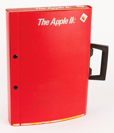 Lot #4088 Apple IIc Sales Training Binder - Image 1