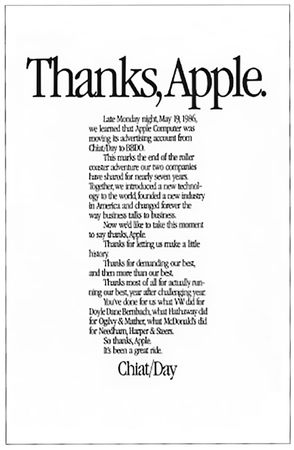 Lot #4085 Apple Computer Wall Street Journal Parody Advertisement - 