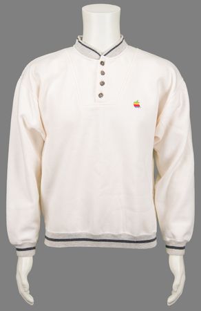 Lot #4122 Apple Computer 'Rainbow Logo' Sweatshirt - Image 1