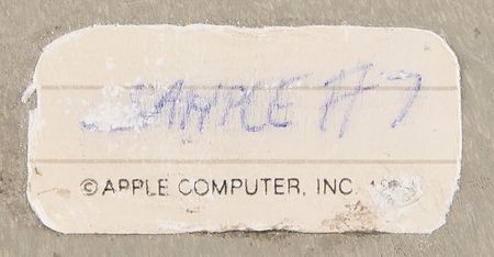 Lot #4042 Apple II Computer Prototype Lid - 