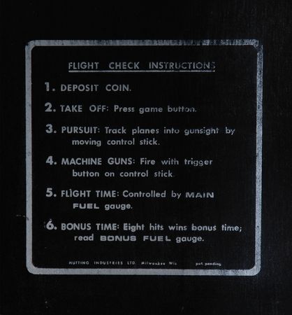 Lot #4266 Super Red Baron Arcade Projector Game (Nutting, 1972) - Image 9