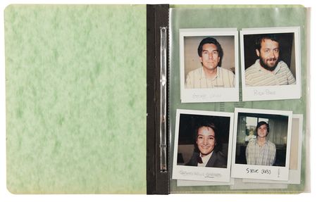 Lot #4002 Steve Jobs Original NeXT I.D. Badge Photograph with (8) Polaroids of NeXT Computer Founding Employees - Image 2