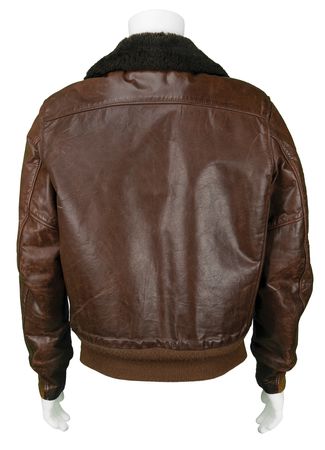 Lot #4005 Steve Jobs 'Middle Finger to IBM' Leather Bomber Jacket - Image 2