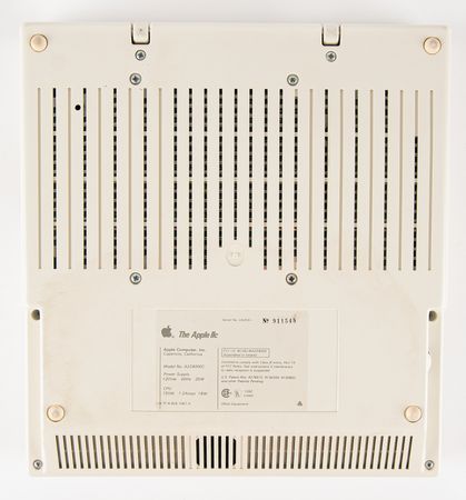 Lot #4055 Apple IIc Computer (Canadian Model) with Monitor, Stand, and Travel Case - Image 3