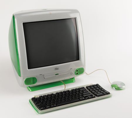 Lot #4076 Apple iMac Lime Green Computer in Original Box - Image 1