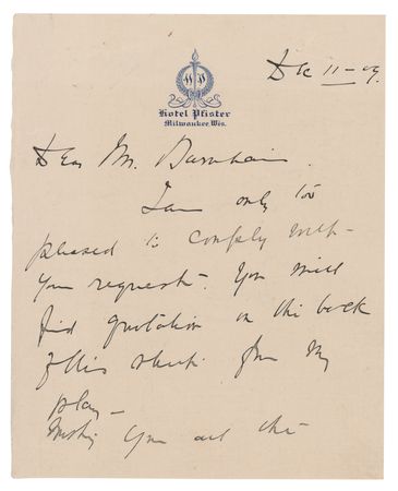 Lot #709 Billie Burke Autograph Letter Signed - Image 1