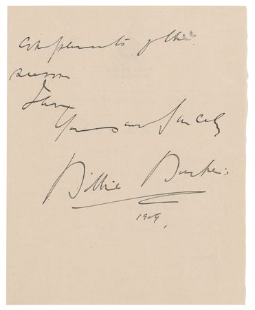Lot #709 Billie Burke Autograph Letter Signed - Image 2