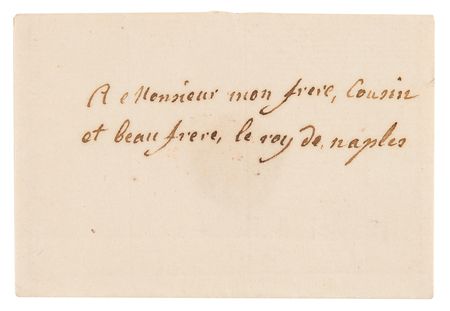 Lot #189 Marie Antoinette Rare Autograph Letter Signed to King Ferdinand I of the Two Sicilies - Image 3