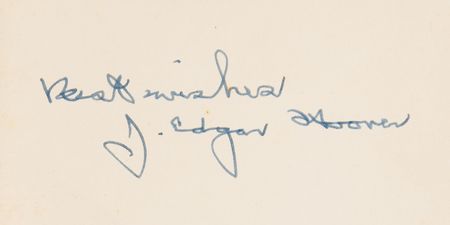 Lot #283 J. Edgar Hoover Signed Book - A Study of Communism - Image 2