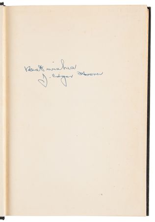 Lot #283 J. Edgar Hoover Signed Book - A Study of Communism - Image 4