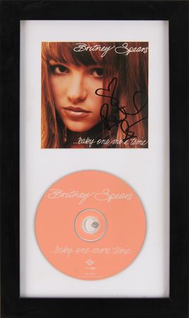Lot #685 Britney Spears Signed CD Booklet - ...Baby One More Time - Image 1