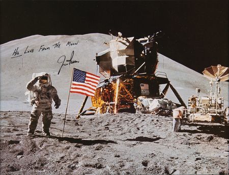 Lot #447 Jim Irwin Signed Photograph - Image 2