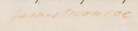 Lot #112 James Monroe Document Signed as President - Image 2