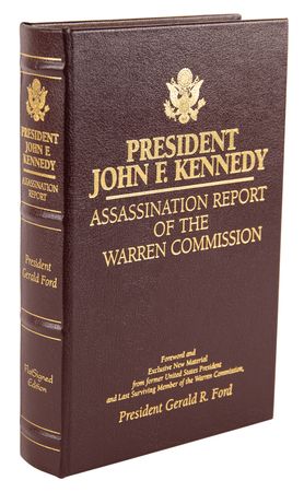 Lot #82 Gerald Ford Signed Limited Edition Book - President John F. Kennedy: Assassination Report of the Warren Commission - Image 3
